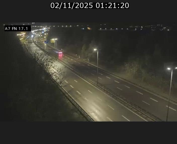 Caméra trafic Luxembourg - A7, Merscherbierg direction Mersch