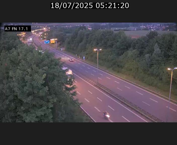 Caméra trafic Luxembourg - A7, Merscherbierg direction Mersch