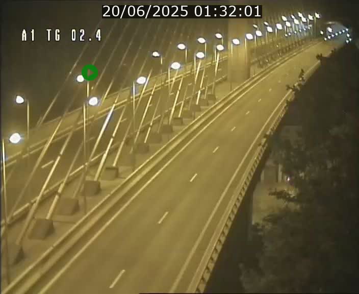 Traffic live webcam Luxembourg Sandweiler - A1 direction Luxembourg-ville - BK 2.4