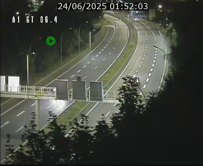Traffic live webcam Luxembourg Hamm - A1 direction Sandweiler - BK 6.4