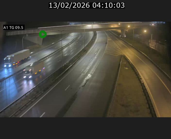 Traffic live webcam Luxembourg Jonction Grünewald - A1 direction Luxembourg-ville - BK 9.5