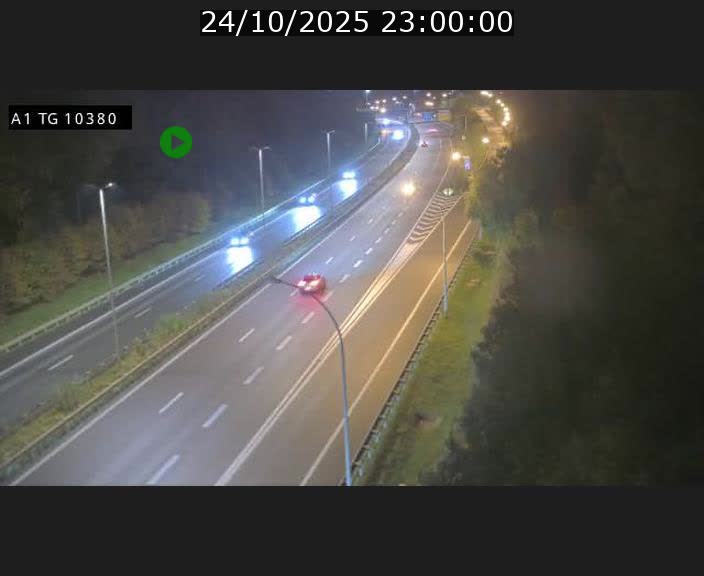 Traffic live webcam Luxembourg Senningerberg - A1 direction Luxembourg Kirchberg - BK 10.3