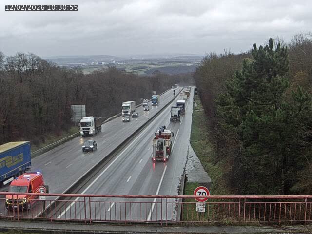 Caméra autoroute France - A33, Houdemont direction Lunéville