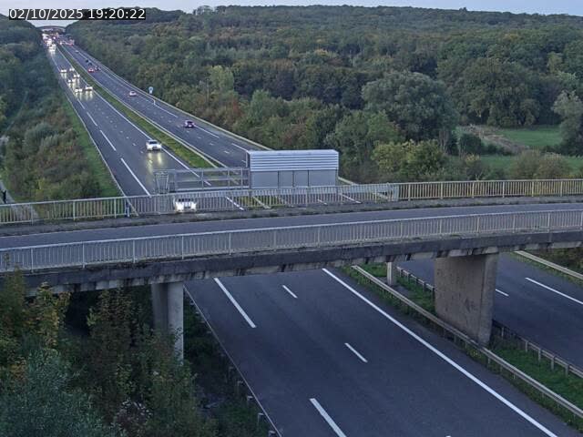 Caméra autoroute France - A31, Zoufftgen direction Luxembourg-ville, à la frontière entre la France et le Luxembourg