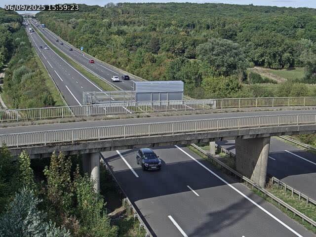 Caméra autoroute France - A31, Zoufftgen direction Luxembourg-ville, à la frontière entre la France et le Luxembourg