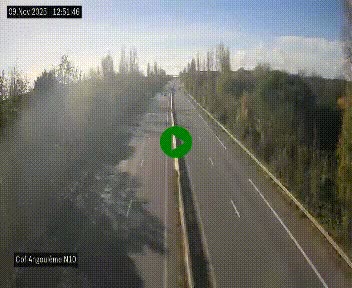 Webcam routière à la fin de la N10, en périphérique ouest d'Angouleme, proche de la jonction avec l'A10