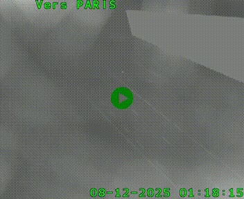 Caméra routière sur l'autoroute A20 à Saint-Pardoux-l'Ortigier, à la jonction avec l'A89. Vue orientée vers Paris