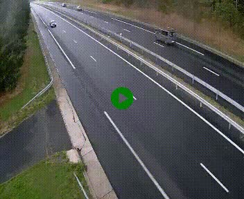 Caméra autoroute A75 à hauteur du col des Issartets en direction de Montpellier