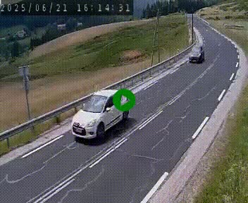 Webcam routière au niveau du col de la Chavade en Ardèche, sur la N102 à 1266 mètres d'altitude