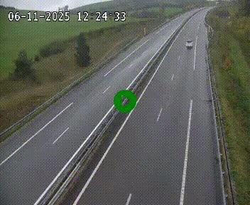 Caméra autoroutière France - A75, Montalies, à hauteur de Séverac-le-Chateau, en direction du viaduc de Millau