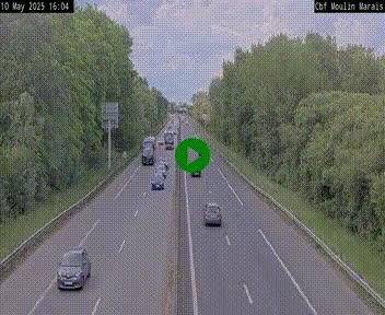 Webcam sur le périphérique de Nantes (N844) entre la Porte de Saint-Luce et la Porte d'Anjou, à l'est de la ville