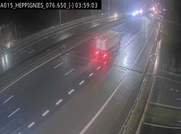 Webcam autoroute Belgique - Heppignies - E42 direction Namur - BK 76.4
