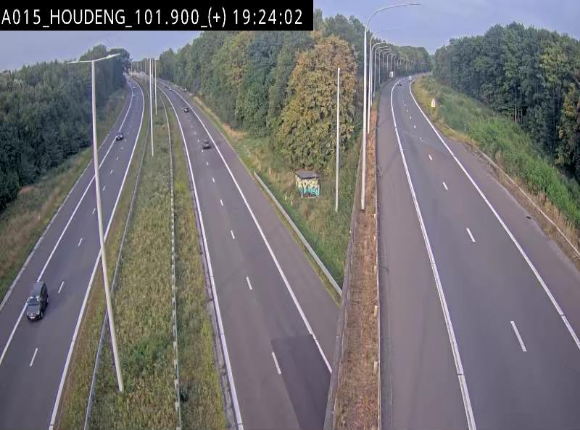 Webcam autoroute Belgique - Houdeng-Goegnies - Jonction E19/E42 direction Tournai/Mons - BK 101.85