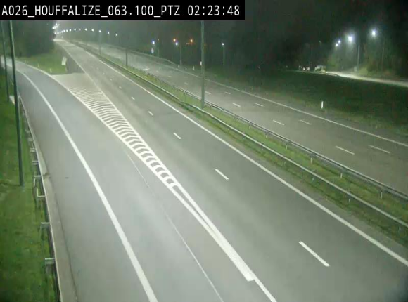 Caméra autoroute Belgique - Houffalize, E25 direction Liège