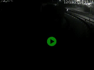 Caméra autoroute à la jonction entre l'A7 et la D301 (Boulevard urbain Sud de Lyon) à Feyzin, au sud de Lyon. Vue orientée vers Mions