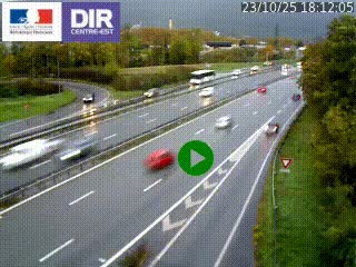 Webcam sur la Nationale 201 à hauteur de la sortie Chambéry-Nord, avant à la jonction entre l'A41 et l'A43, en direction de Lyon