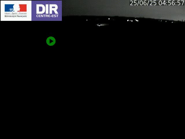Webcam sur le contournement de Valence, sur la Nationale 7, caméra orientée vers Lyon