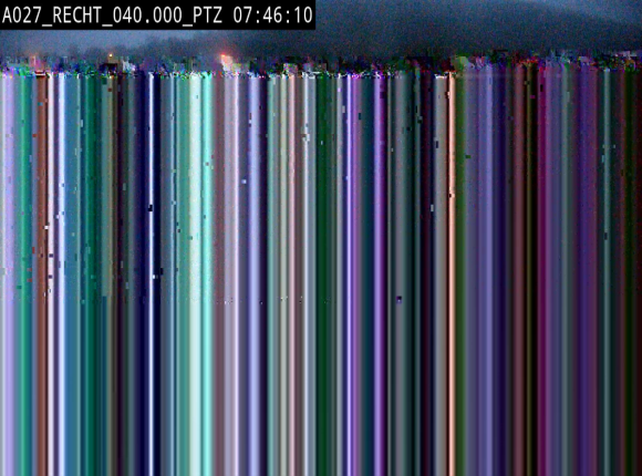 Webcam sur A27/E42 après Malmedy. Vue orientée vers l'Allemagne