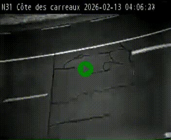 Webcam en haut de la Côte des Carreaux sur la N31 à Avesnes-en-Bray. Vue orientée vers Rouen