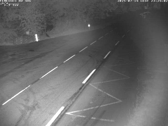 Webcam en haut du col des Fenesses, aussi appelé col du Ménil sur la D486 à 593 mètres d'altitude dans les Vosges