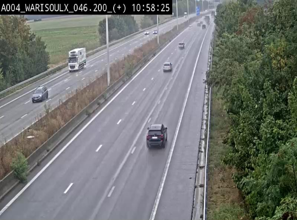 Webcam autoroute Belgique - Warissoulx - E411 - BK 46.2