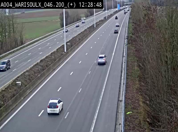 Webcam autoroute Belgique - Warissoulx - E411 - BK 46.2