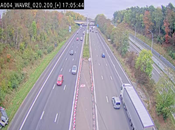 Webcam @ Wavre-sud KP 19.6, A4/E411