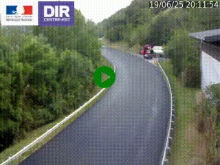 Caméra trafic sur la N90 à Bourg-Saint-Maurice, en provenance d'Aoste et en direction d'Albertville