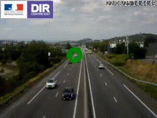 Caméra autoroute à Saint-Etienne (Les Littes) à hauteur du Ikea Saint-Etienne sur l'A72 en direction de Roanne