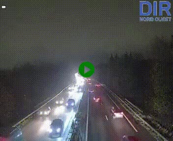 Webcam sur le périphérique de Caen (N814) à l'est de la ville, à Mondeville hauteur de la sortie 2, Presqu'île-Rives de l'Orne, au bout de l'autoroute A13