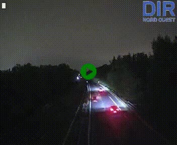 Webcam sur le périphérique de Caen (N814) à l'est de la ville, à Mondeville hauteur de la sortie 2, Presqu'île-Rives de l'Orne, au bout de l'autoroute A13