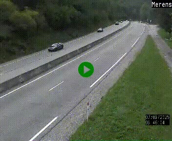 Webcam Ax-les-Thermes sur N20, en direction d'Andorre