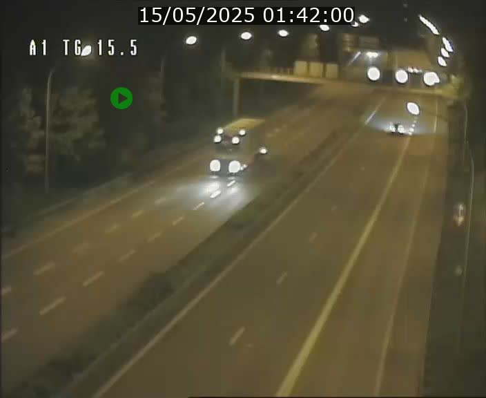 Traffic live webcam Luxembourg Munsbach - A1 direction Luxembourg - BK 15.5