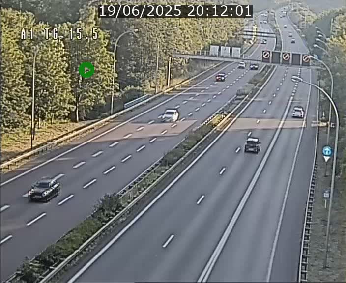 Traffic live webcam Luxembourg Munsbach - A1 direction Luxembourg - BK 15.5