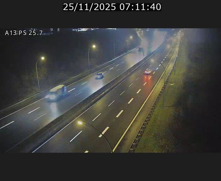 Traffic live webcam Luxembourg Frisange - A13 direction Allemagne - BK 26