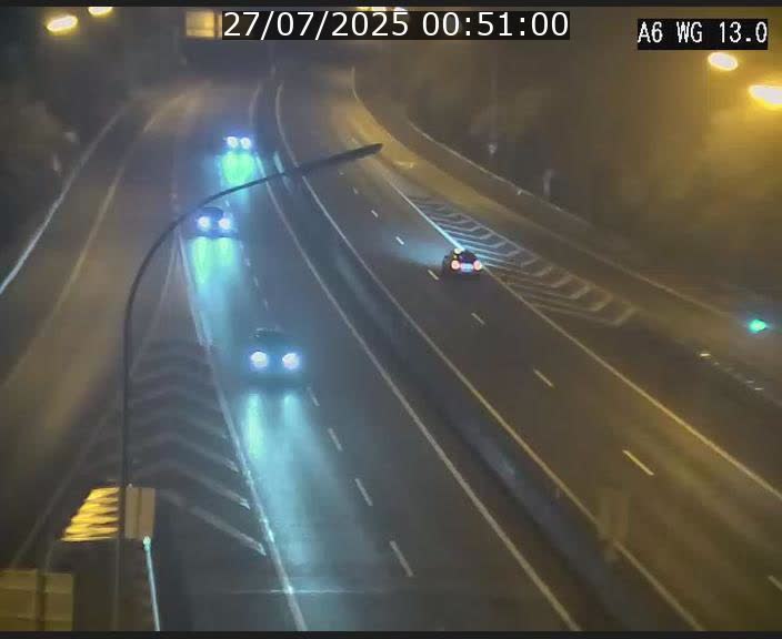 Traffic live webcam Luxembourg Mamer - A6 - BK 13 - direction Luxembourg/France/Allemagne