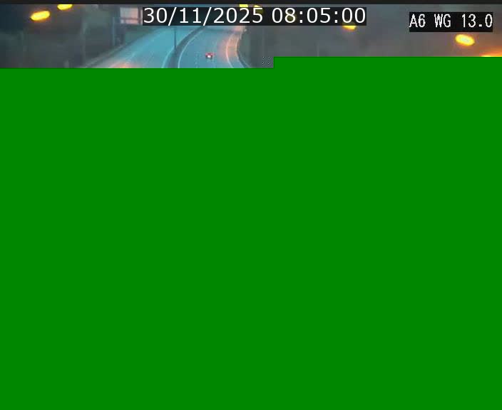 Traffic live webcam Luxembourg Mamer - A6 - BK 13 - direction Luxembourg/France/Allemagne