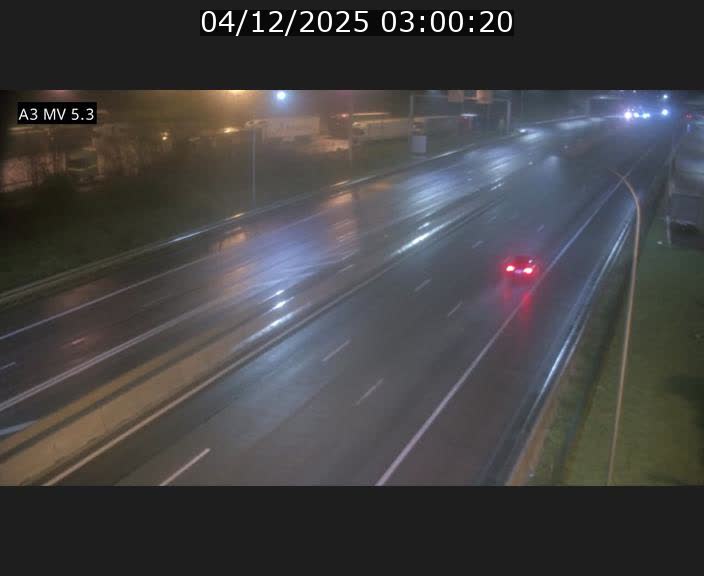 Webcam à l'Aire de Berchem au Luxembourg sur l'A3. Vue orientée vers la France