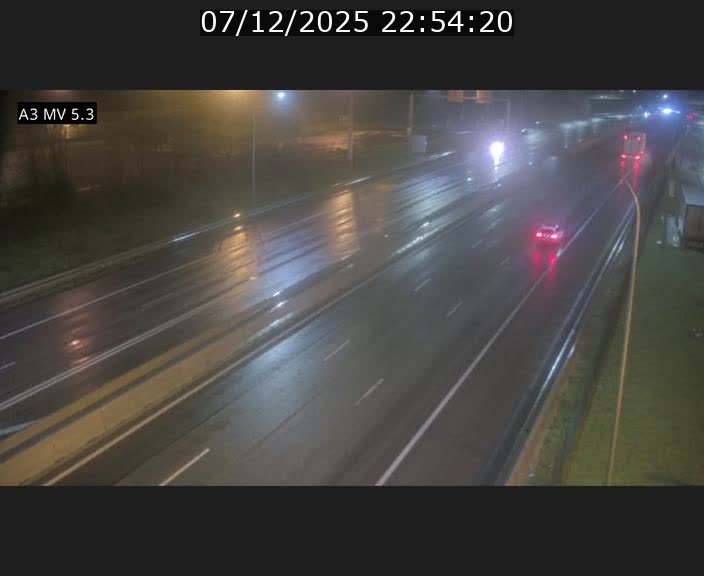 Webcam à l'Aire de Berchem au Luxembourg sur l'A3. Vue orientée vers la France