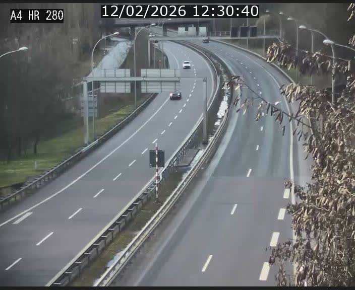Webcam traffic A4 Luxembourg - BK 0.2 - P+R Bouillon (direction Luxembourg)