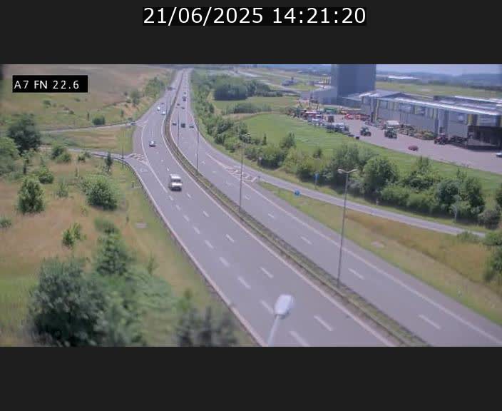 Caméra trafic Luxembourg - A7, Colmar-berg direction Mersch