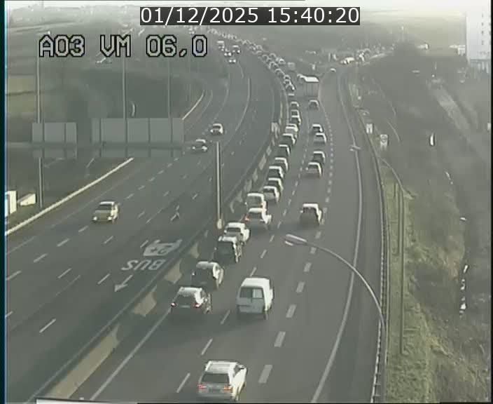 Traffic live webcam Luxembourg Aire de Berchem - A3 - BK 6 - direction France