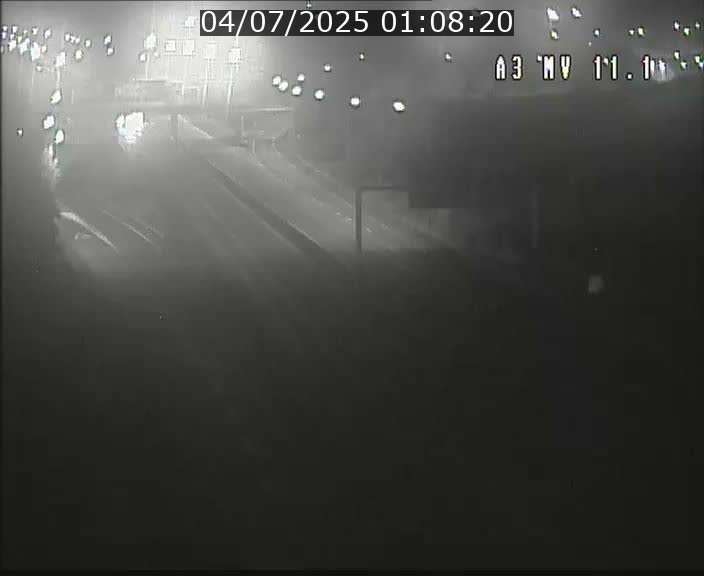Traffic live webcam Luxembourg Croix de Bettembourg A3 - BK 11.1 - direction Luxembourg-ville