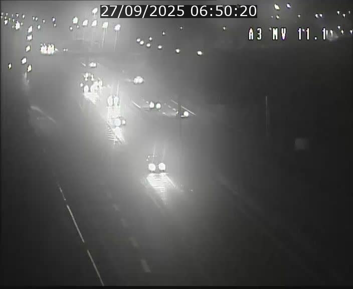 Traffic live webcam Luxembourg Croix de Bettembourg A3 - BK 11.1 - direction Luxembourg-ville