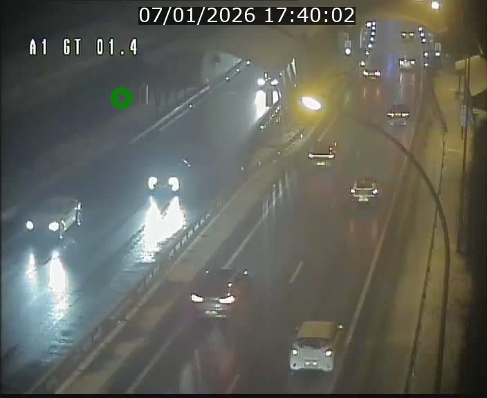 Traffic live webcam Luxembourg Hesperange - A1 direction Kirchberg - BK 1.4