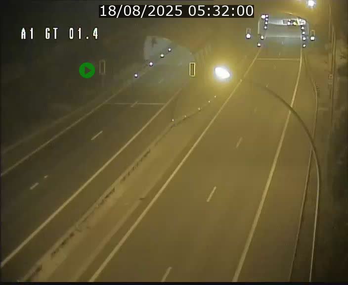 Traffic live webcam Luxembourg Hesperange - A1 direction Kirchberg - BK 1.4