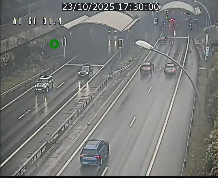 Traffic live webcam Luxembourg Hesperange - A1 direction Kirchberg - BK 1.4