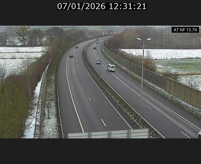 Caméra trafic Luxembourg - A7, Tunnel Mersch, entrée nord, direction Lorentzweiler