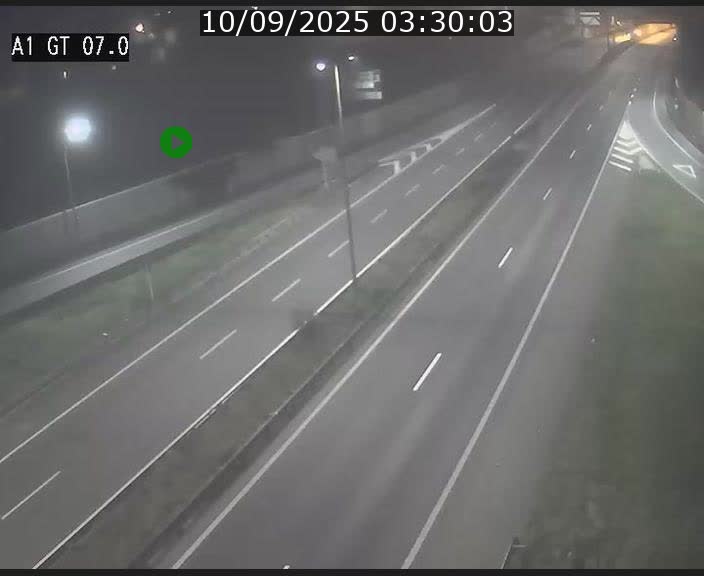 Traffic live webcam Luxembourg Cents - A1 direction Kirchberg - BK 7