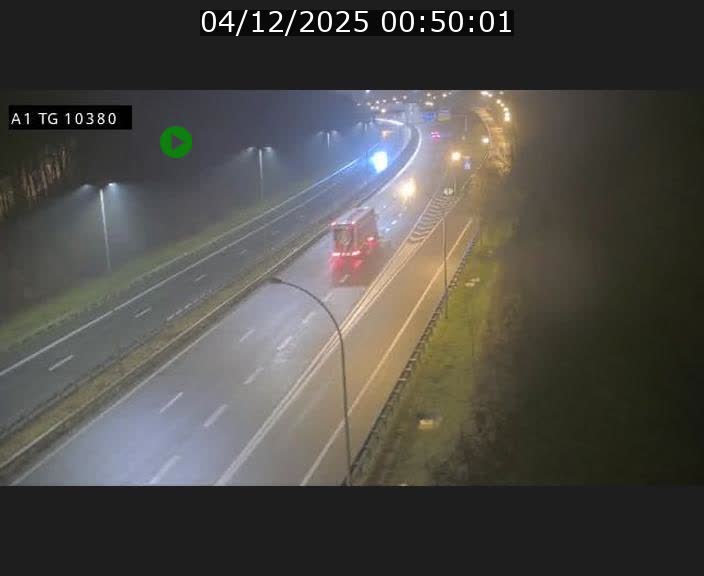 Traffic live webcam Luxembourg Senningerberg - A1 direction Luxembourg Kirchberg - BK 10.3
